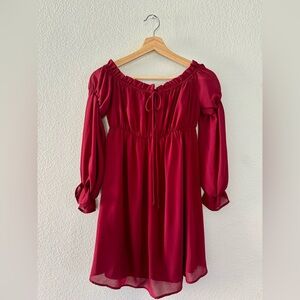 4SI3NNA Off-Shoulder Dress